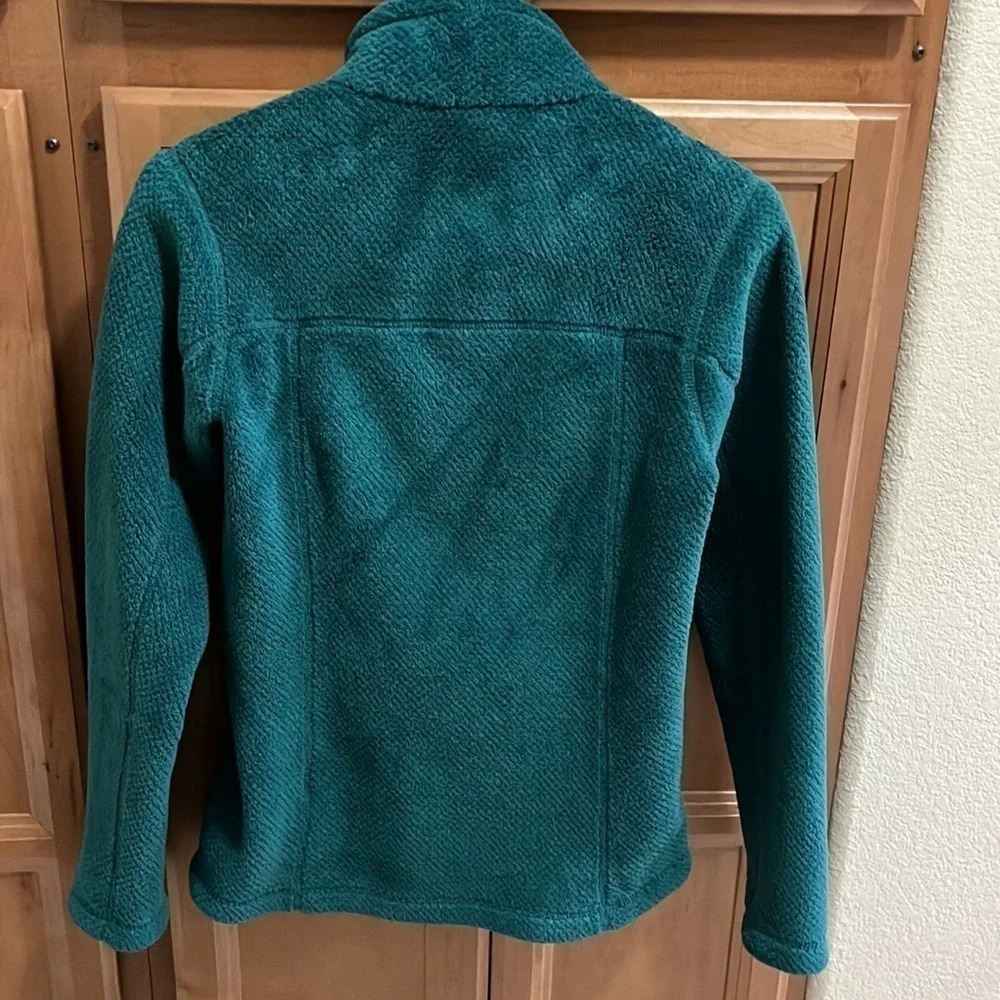 Women PATAGONIA Re-tool Retool Green Polartec Fleece Jacket Sweater extra small. - Picture 5 of 5